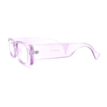 Womens Mod Rectangle Fashionable Blue Light Filter Computer Glasses