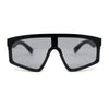 Kids Child Size Fashionable Flat Top Shield Plastic Pop Sunglasses