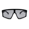 Kids Child Size Fashionable Flat Top Shield Plastic Pop Sunglasses