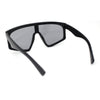 Kids Child Size Fashionable Flat Top Shield Plastic Pop Sunglasses