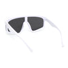 Kids Child Size Fashionable Flat Top Shield Plastic Pop Sunglasses