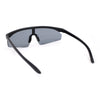 Kids Child Size Trendy Flat Top Shield Plastic Sport Sunglasses