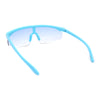 Kids Child Size Trendy Flat Top Shield Plastic Sport Sunglasses