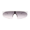 Kids Child Size Trendy Flat Top Shield Plastic Sport Sunglasses