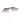 Kids Child Size Trendy Flat Top Shield Plastic Sport Sunglasses