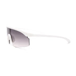 Kids Child Size Trendy Flat Top Shield Plastic Sport Sunglasses