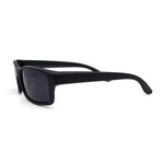 All Black Timeless Classic Narrow Rectangle Dad Shade Sunglasses