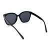 Womens Inset Lens Horn Rim Retro Oversized Whimsical Sunglasses