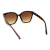 Womens Inset Lens Horn Rim Retro Oversized Whimsical Sunglasses