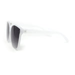 Womens Inset Lens Horn Rim Retro Oversized Whimsical Sunglasses