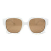 Womens Horn Rim Large Butterfly Plastic Fashion Sunglasses