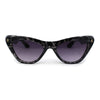 Retro Womens Thick Plastic Iconic Beveled Cat Eye Hipster Sunglasses