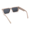 Flat Top Angular Geometric Rectangle Luxury Fashion Sunglasses
