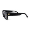 Flat Top Angular Geometric Rectangle Luxury Fashion Sunglasses