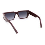 Flat Top Angular Geometric Rectangle Luxury Fashion Sunglasses