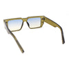 Flat Top Angular Geometric Rectangle Luxury Fashion Sunglasses