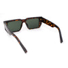 Flat Top Angular Geometric Rectangle Luxury Fashion Sunglasses