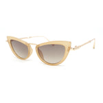Retro Metal Bridge Plastic Cat Eye Gothic Luxury Fashion Sunglasses