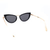 Retro Metal Bridge Plastic Cat Eye Gothic Luxury Fashion Sunglasses