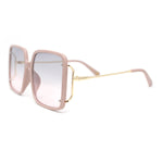 Classic Womens Butterfly Rectangle Oversize Fashion Sunglasses