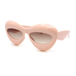Girls Kids Size Bubble Thick Bloated Plastic Cat Eye Sunglasses