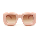 Girls Kids Size Balloon Thick Plastic Rectangle Sunglasses