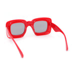 Girls Kids Size Balloon Thick Plastic Rectangle Sunglasses