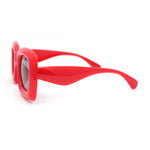 Girls Kids Size Balloon Thick Plastic Rectangle Sunglasses