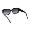 Womens Mod Rectangular Cat Eye Plastic Retro Sunglasses