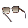 Womens Stylish Rectangle Chic Diva Plastic Designer Sunglasses