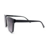 Womens Rimless Metal Bridge Plastic Fashion Horn Rim Sunglasses