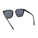 Womens Rimless Metal Bridge Plastic Fashion Horn Rim Sunglasses