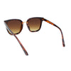 Womens Rimless Metal Bridge Plastic Fashion Horn Rim Sunglasses