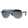 Mens Biohazard Plastic Shield Racer Color Mirror Sunglasses