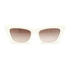 Womens Stylish Palm Tree Deco Mod Cat Eye Retro Sunglasses