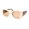 Womens Buffed Sleek Mod Oversized Butterfly Fashion Sunglasses