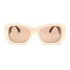 Womens Buffed Sleek Mod Oversized Butterfly Fashion Sunglasses