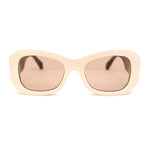 Womens Buffed Sleek Mod Oversized Butterfly Fashion Sunglasses