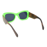 Womens Buffed Sleek Mod Oversized Butterfly Fashion Sunglasses