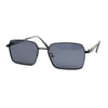 Classic Dimensional Metal Rim Rectangle Dad Fashion Sunglasses