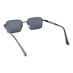 Classic Dimensional Metal Rim Rectangle Dad Fashion Sunglasses