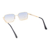 Classic Dimensional Metal Rim Rectangle Dad Fashion Sunglasses