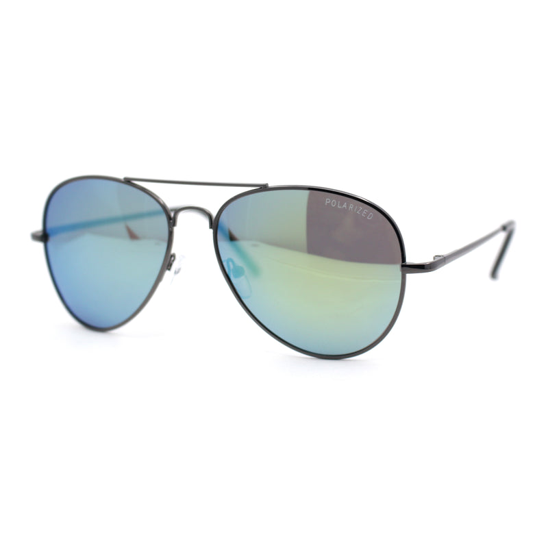 Polarized Classic Iconic Tear Drop Shape Air Force Officer Sunglasses