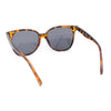 Polarized Classy Iconic Feminine Thin Plastic Horn Rim Round Sunglasses