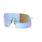 MTB Style Oversized Large Sport Shield Sport Plastic Sunglasses