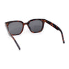 Womens Iconic Hipster Horn Rim Mod Plastic Sunglasses