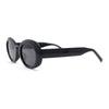 Womens Mod Classic Oval Clout Plastic Sunglasses