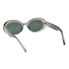 Womens Mod Classic Oval Clout Plastic Sunglasses