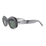 Womens Mod Classic Oval Clout Plastic Sunglasses