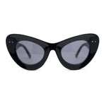 Womens Super Thick Exaggerated Oversize Cat Eye Sunglasses